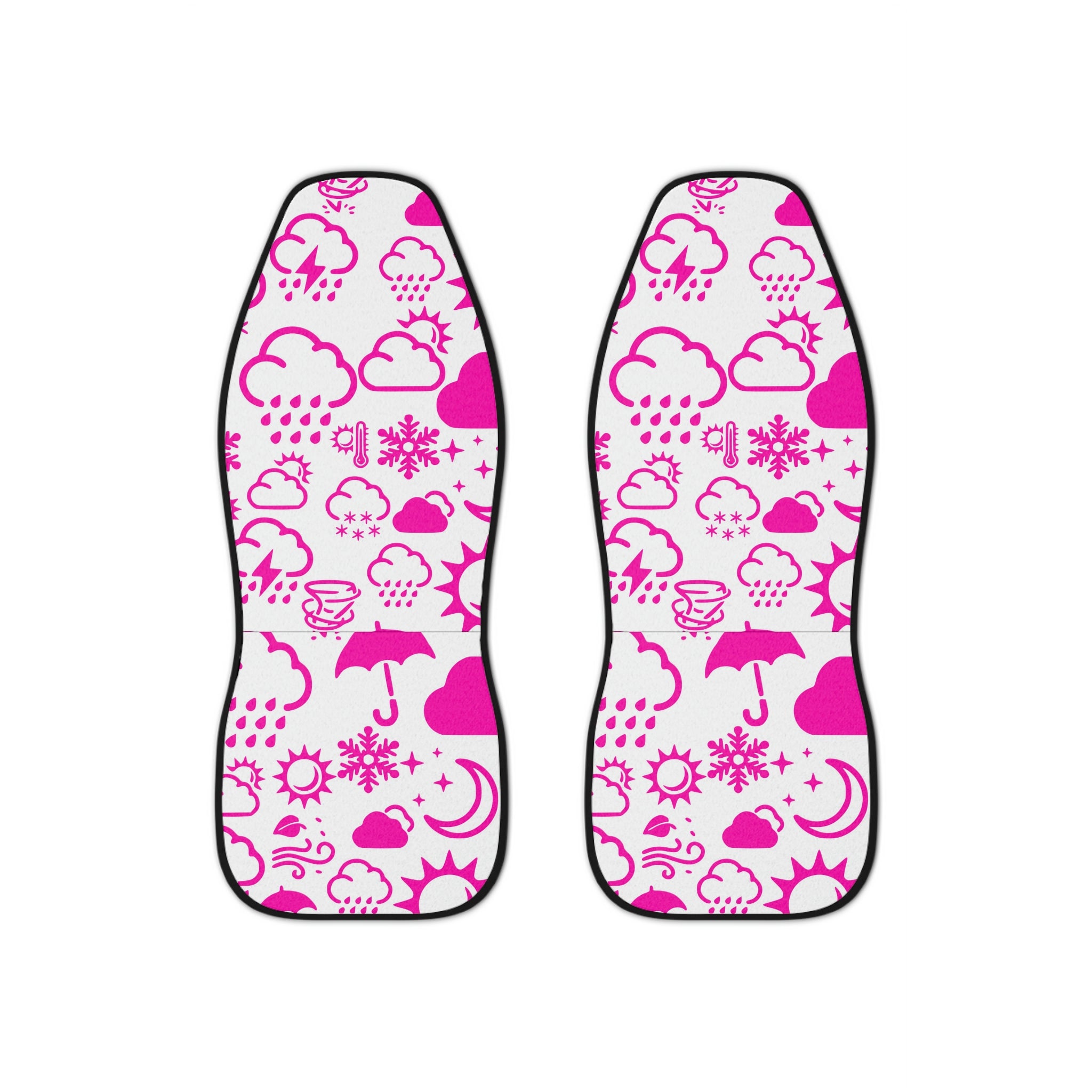 Wx Icon (Pink/White) Car Seat Covers 