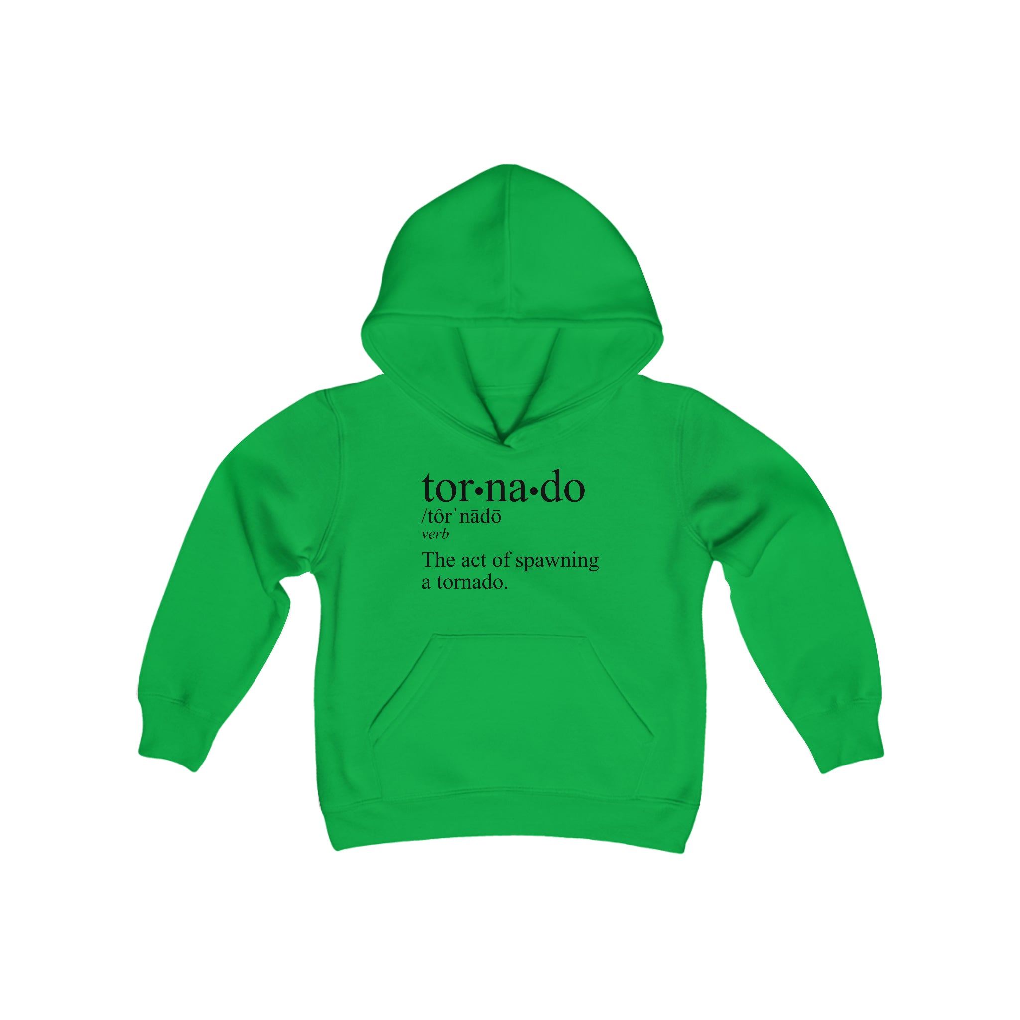 Tornado is a Verb Children's Hoodie 