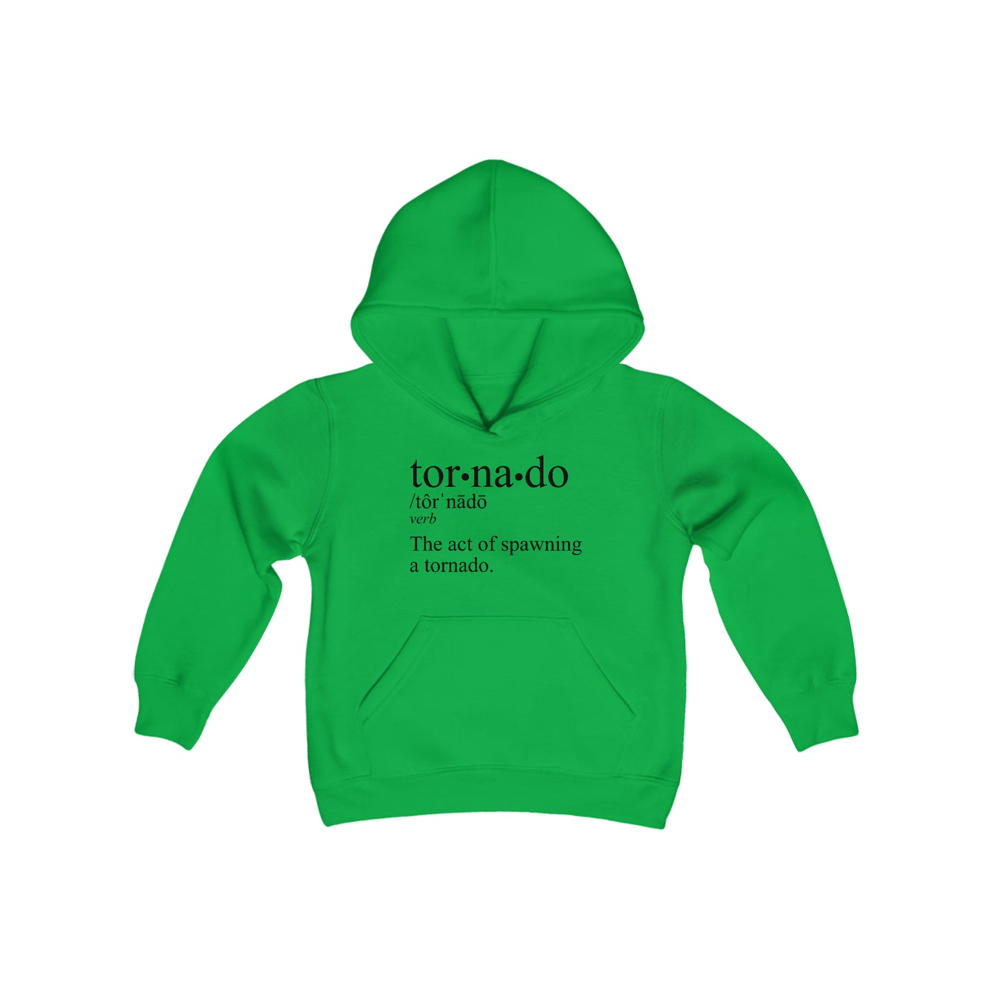 Tornado is a Verb Children's Hoodie