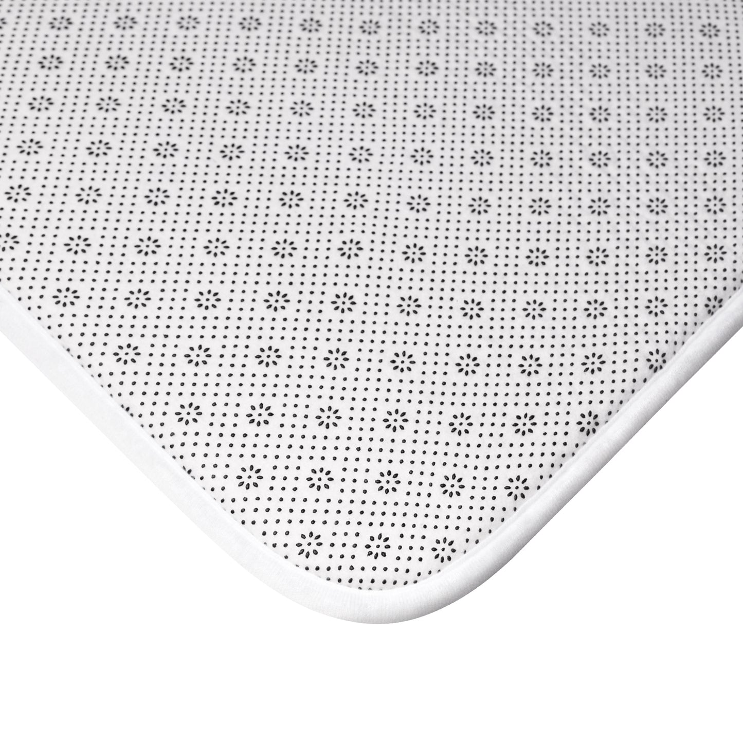 Wx Icon (White/Blue) Bath Mat