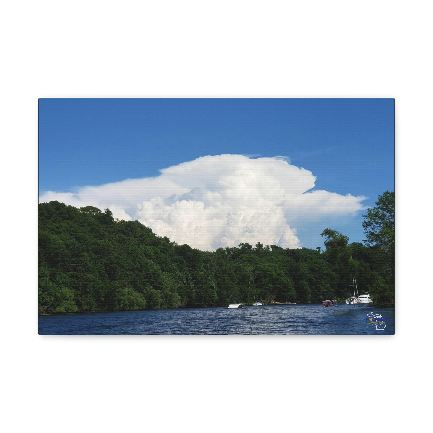 Low-Topped Michigan Storm from the River