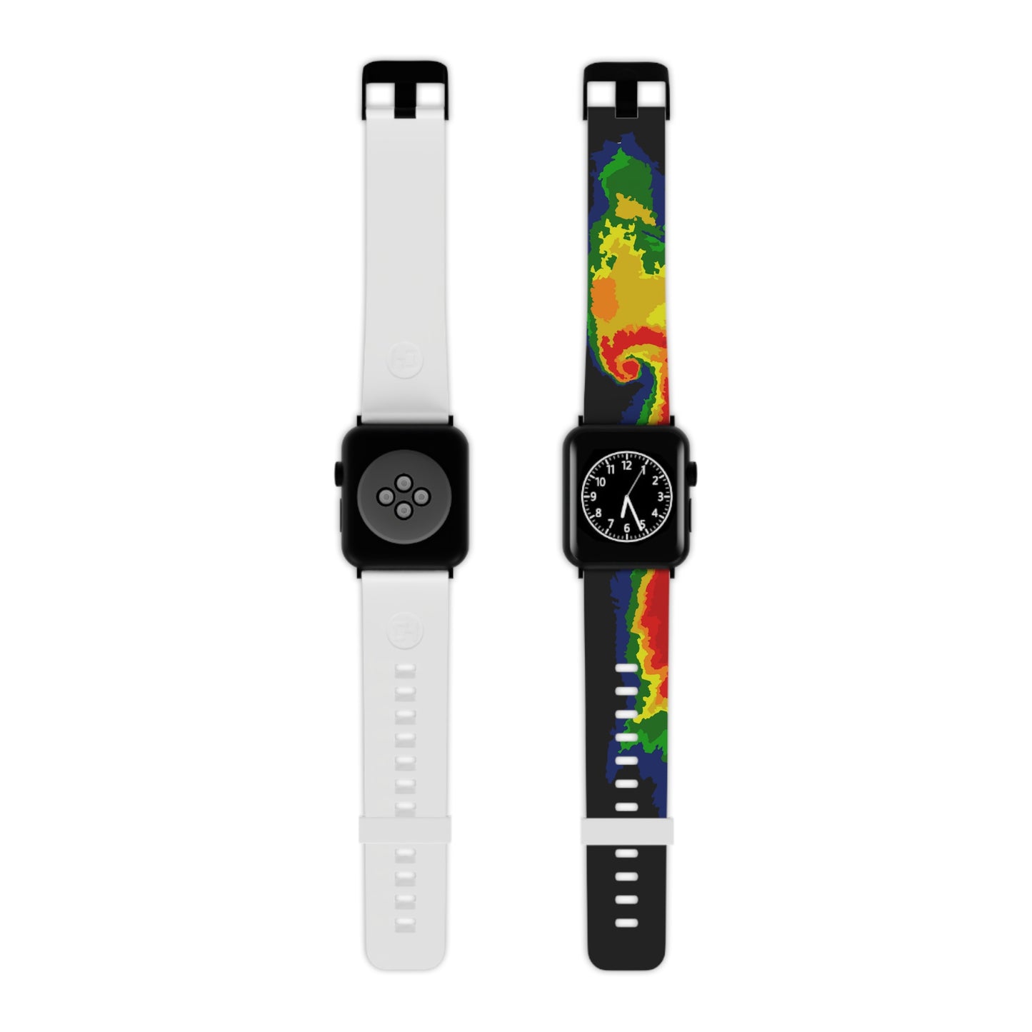 Radar Print (Black) Watch Band for Apple Watch