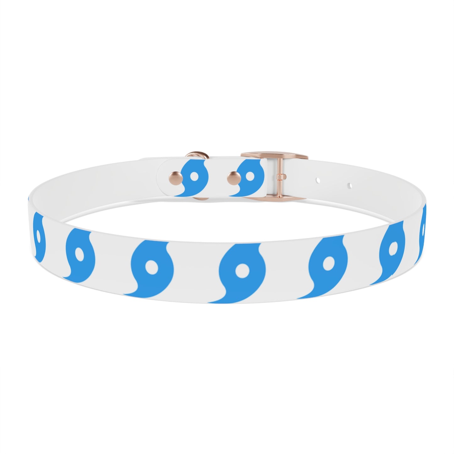 Hurricane Icon (Blue) Dog Collar