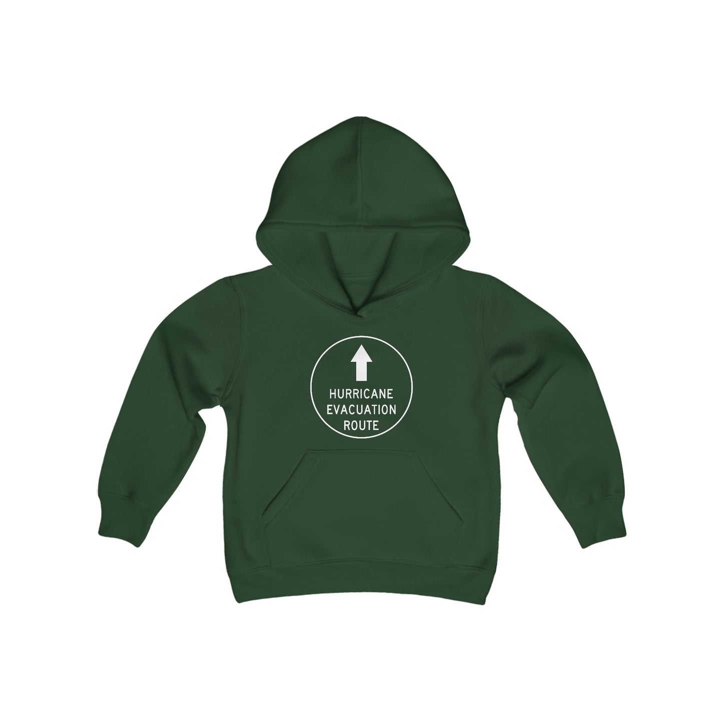 Hurricane Evacuation Route Children's Hoodie