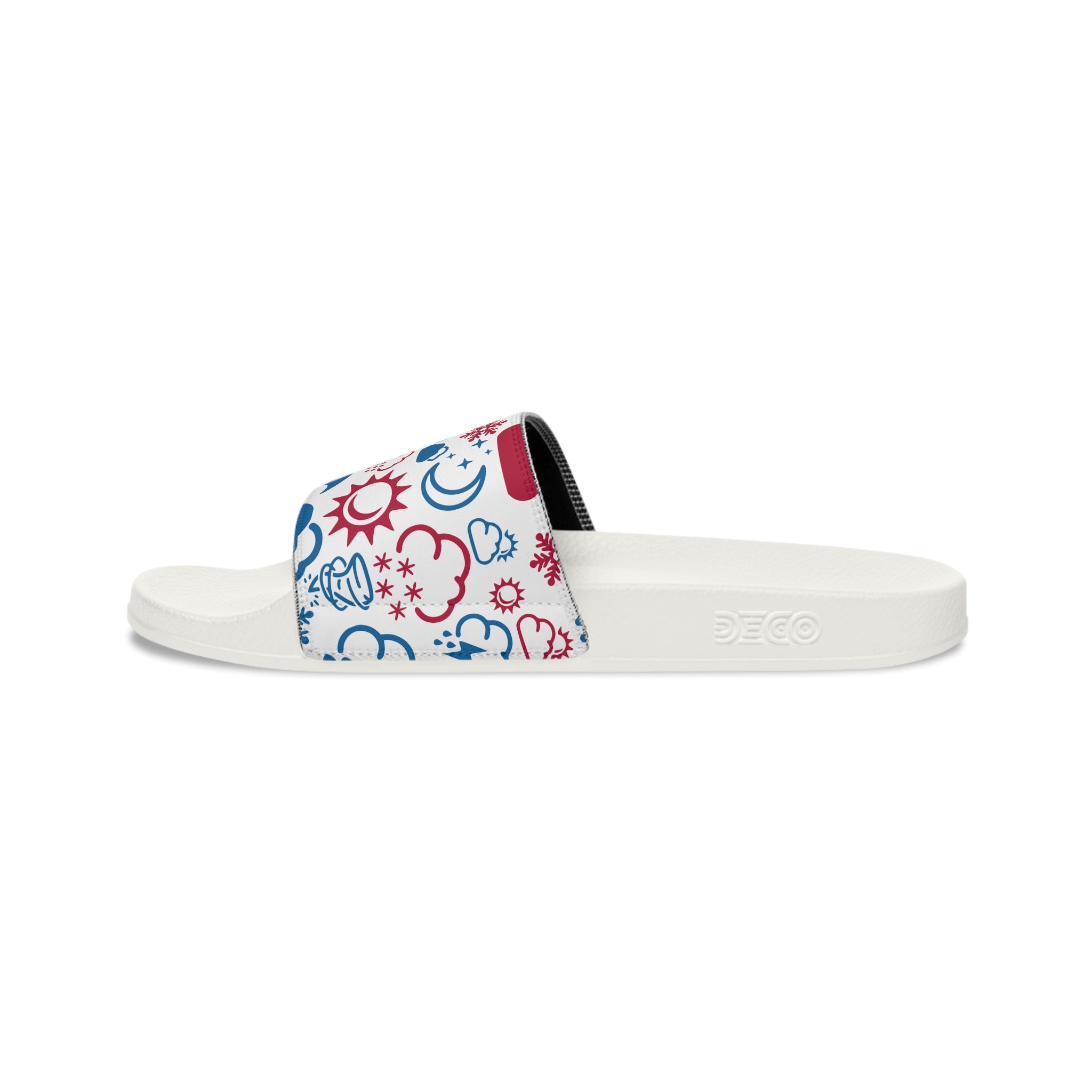Wx Icon (Red/Blue) Kid's Slide Sandals 