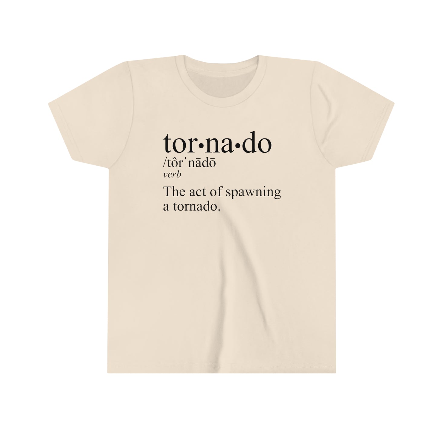 Tornado is a Verb Kids Tee