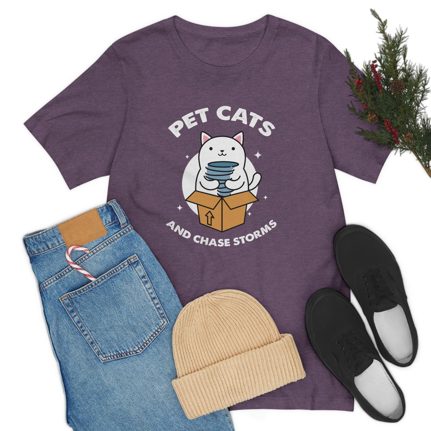 Pet Cats and Chase Storms Tee