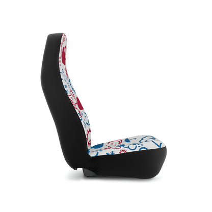 Wx Icon (Red/Blue) Car Seat Covers