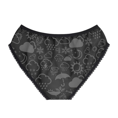 Wx Icon (Black/Gray) Cheeky Briefs