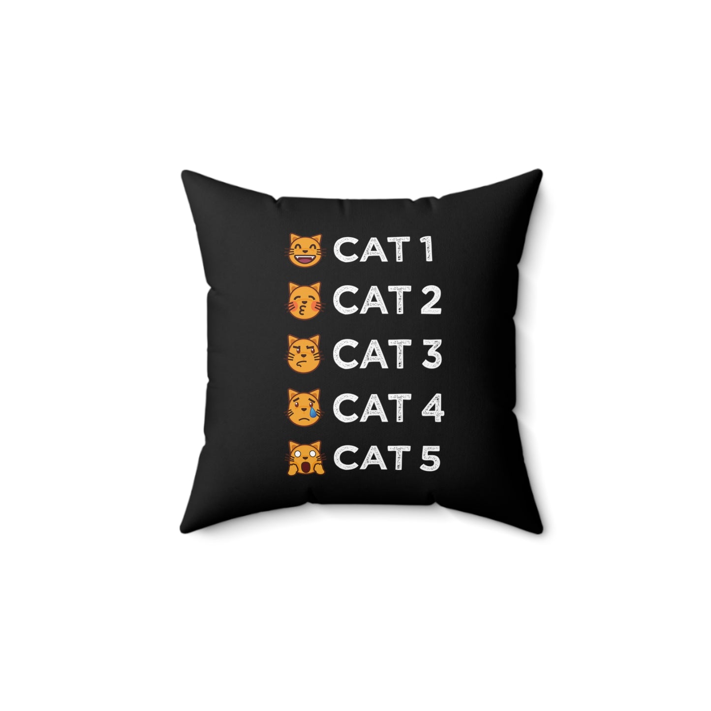 Cat-egories Throw Pillow