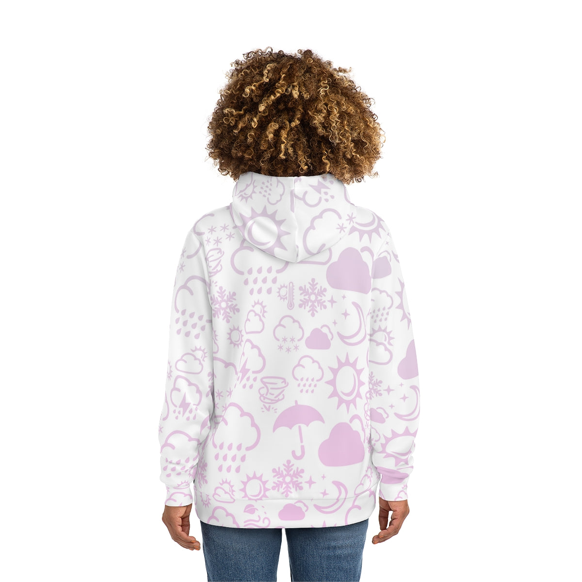 Sudadera con capucha Wx Icon (blanco/rosa) 