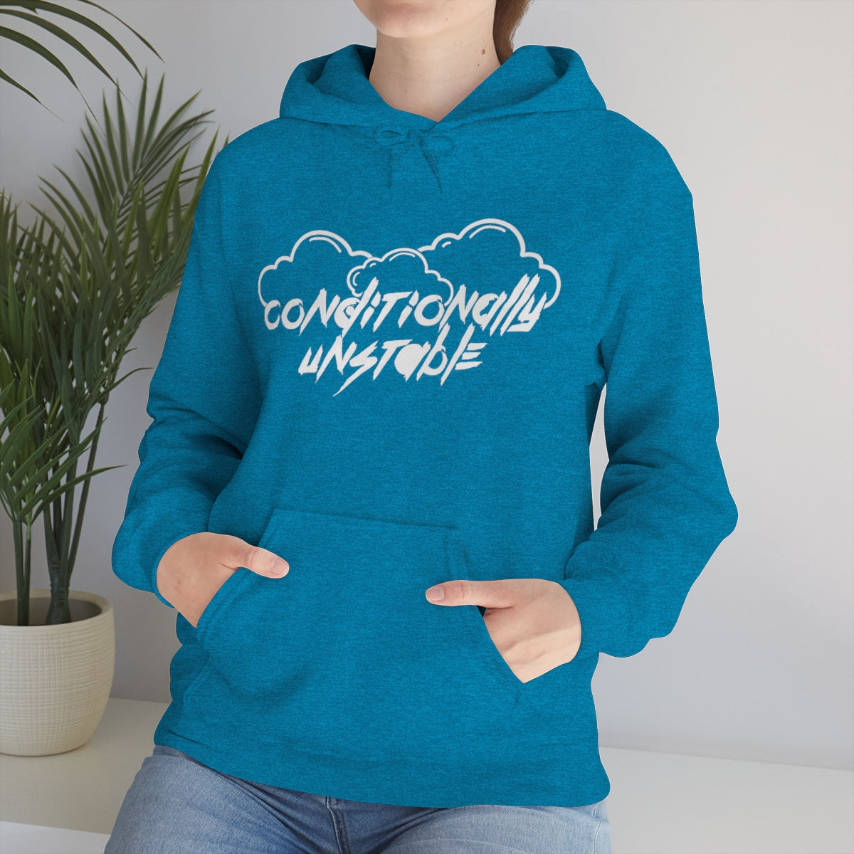 Sudadera con capucha condicionalmente inestable 