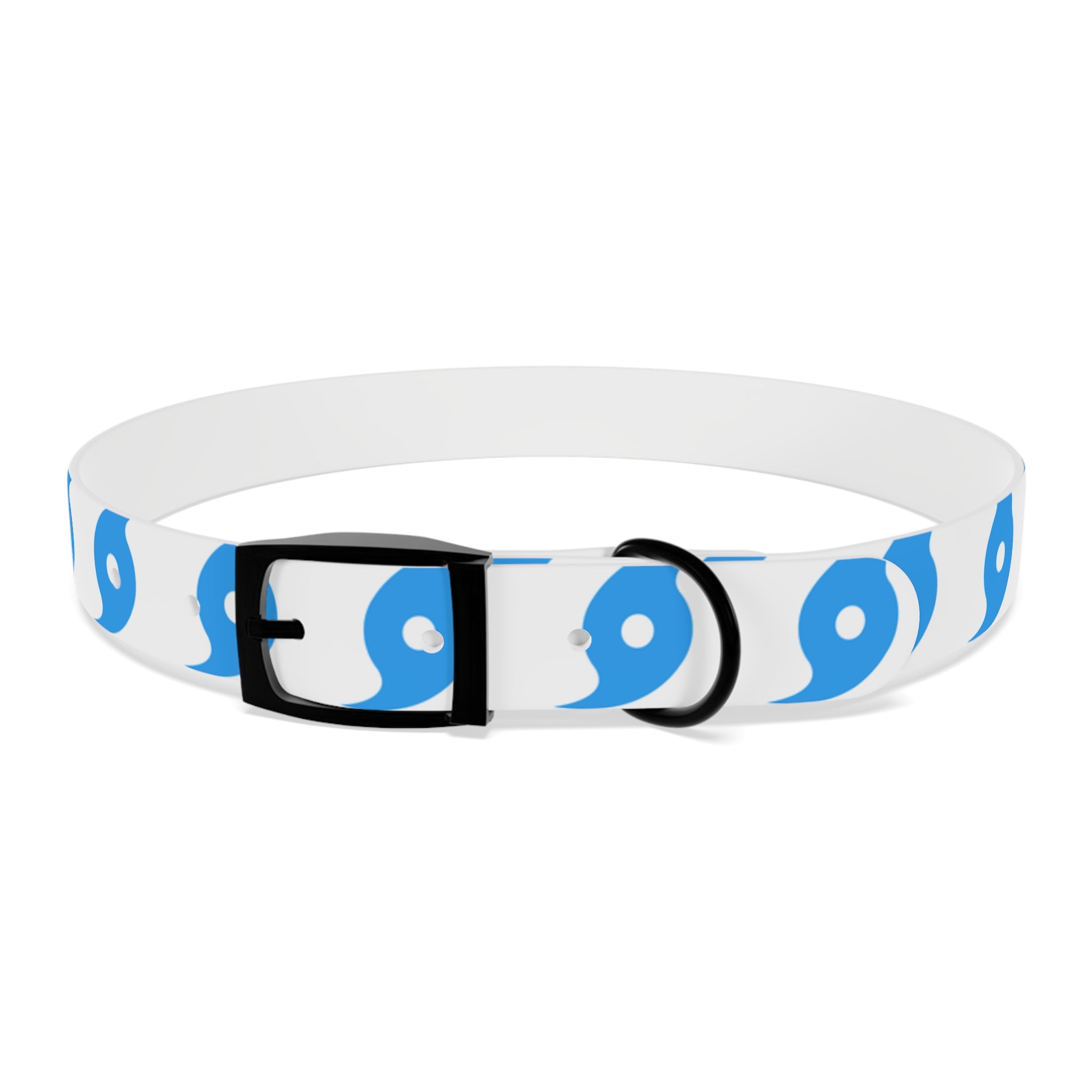 Hurricane Icon (Blue) Dog Collar 