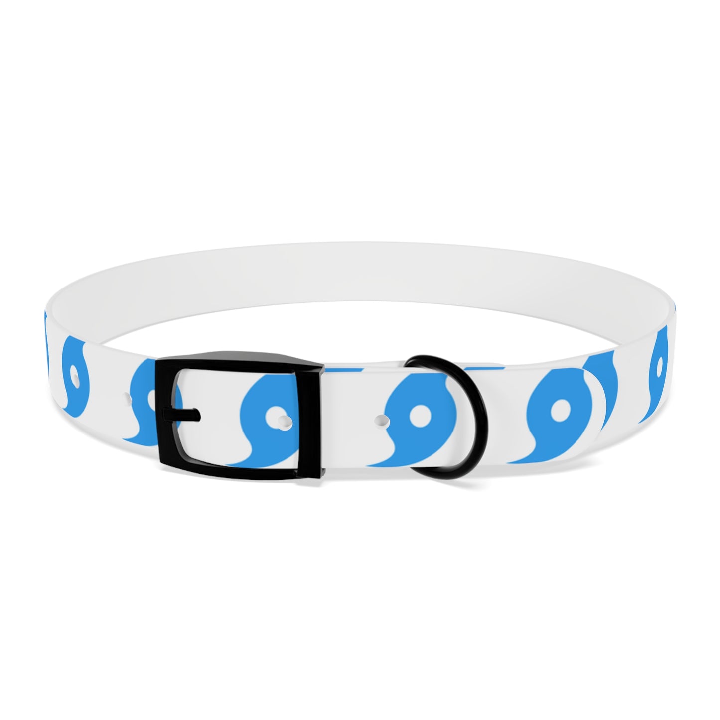 Hurricane Icon (Blue) Dog Collar