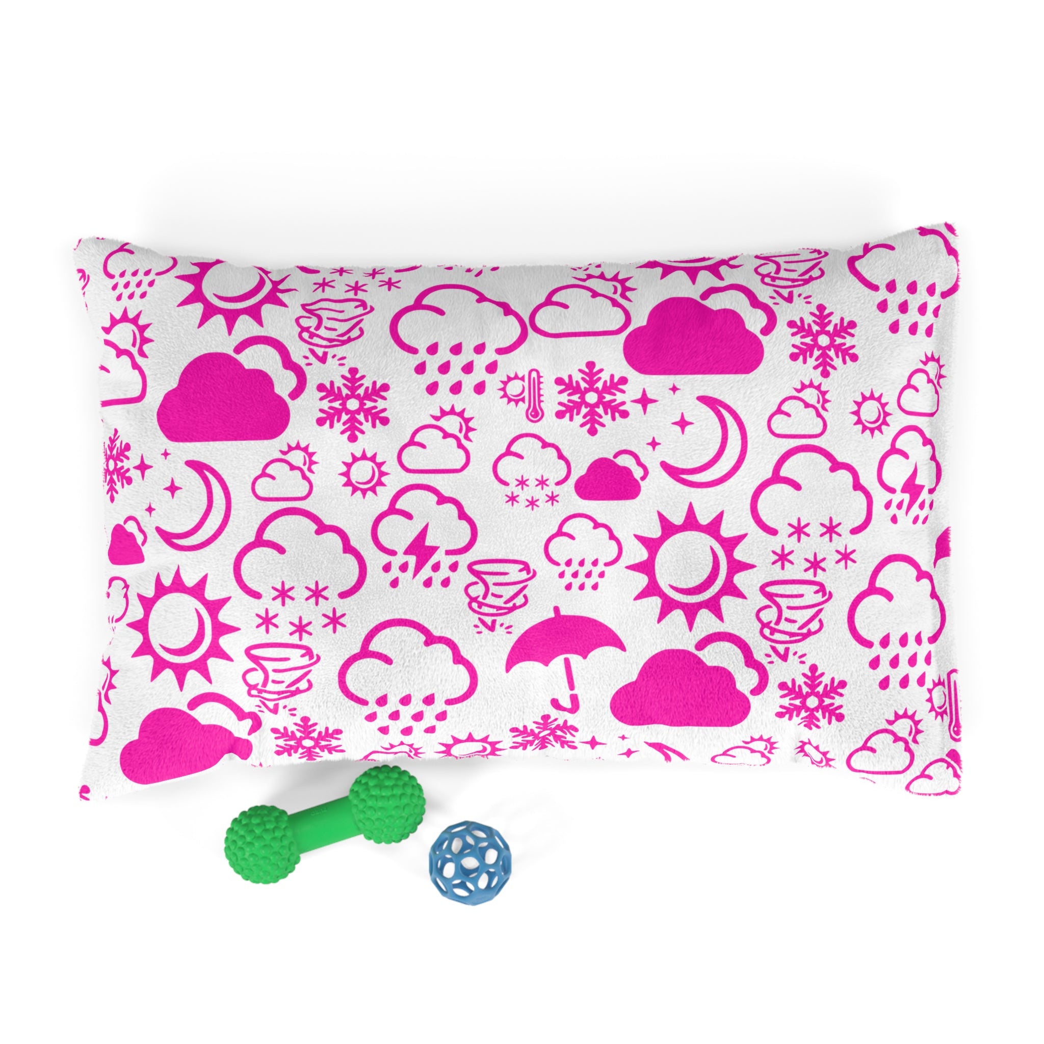 Wx Icon (White/Pink) Pet Bed 