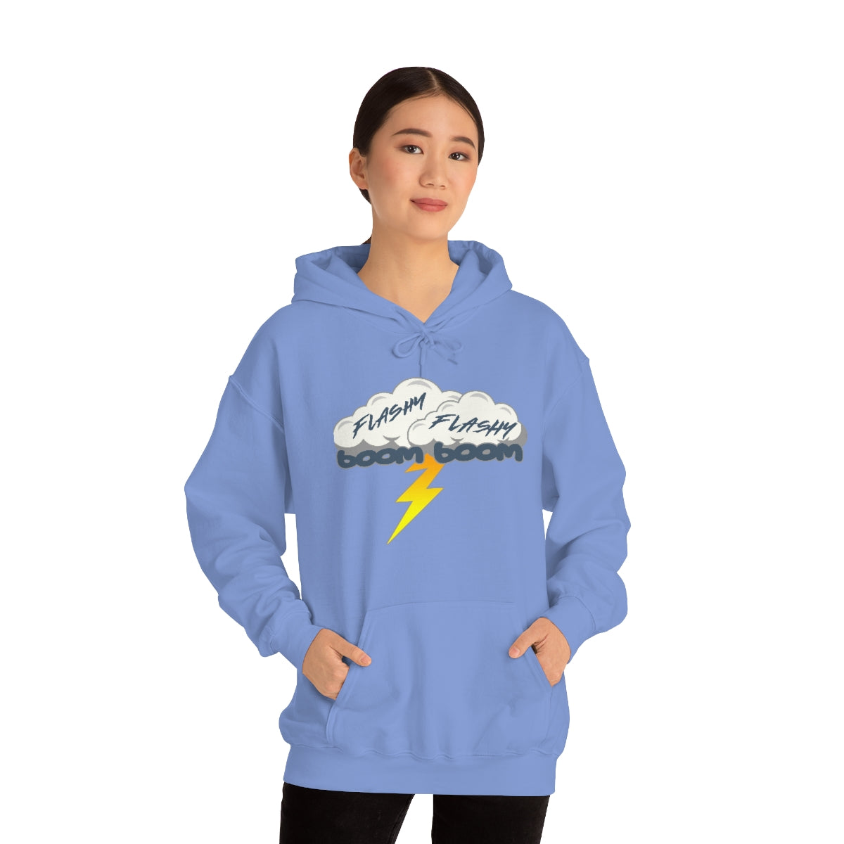 Sudadera con capucha Flashy Flashy Boom Boom 