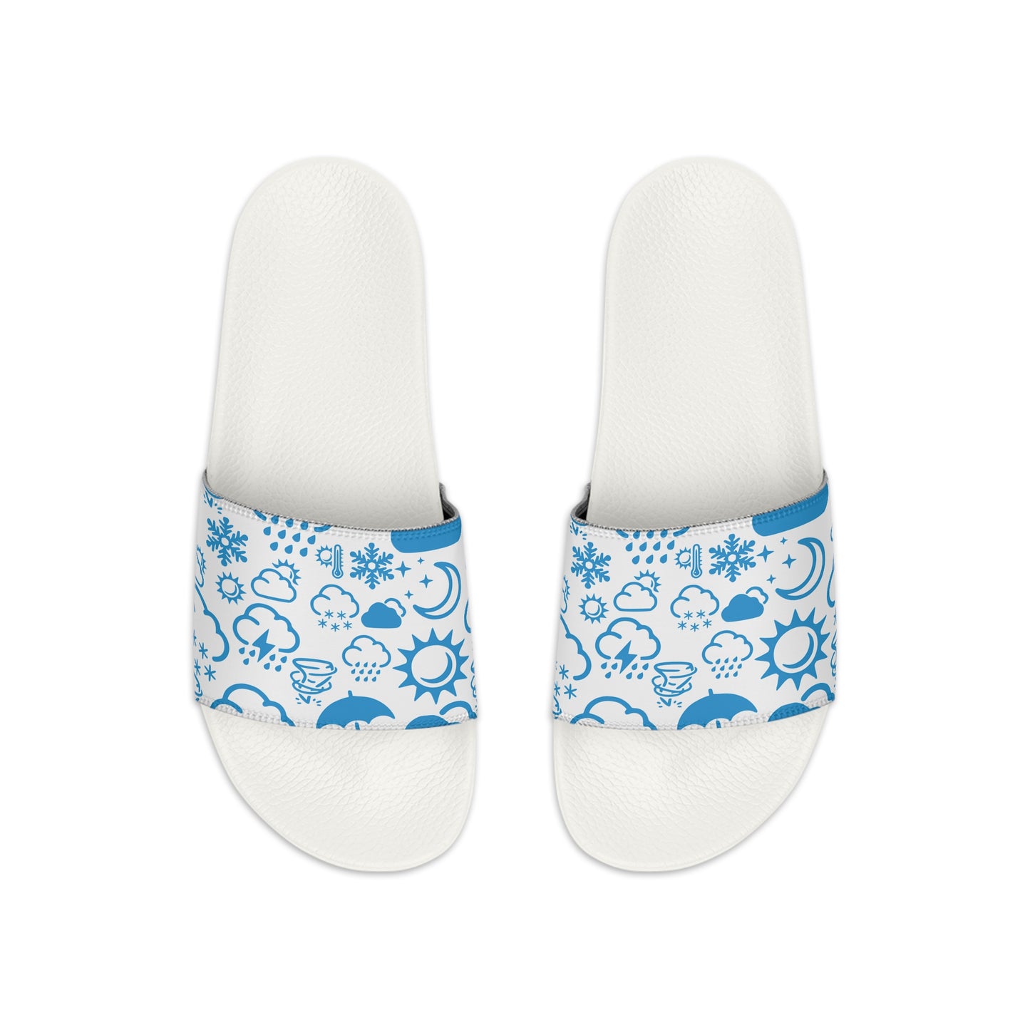 Wx Icon (White/Blue) Kid's Slide Sandals