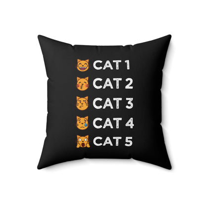 Cat-egories Throw Pillow