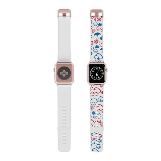 Wx Icon (Red/Blue) Watch Band for Apple Watch