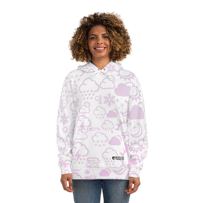 Wx Icon (White/Pink) Hoodie