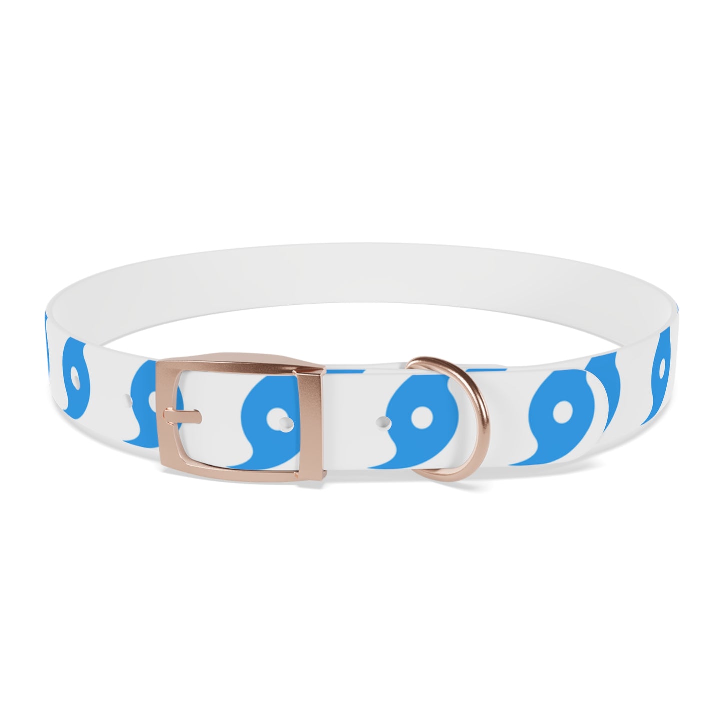 Hurricane Icon (Blue) Dog Collar