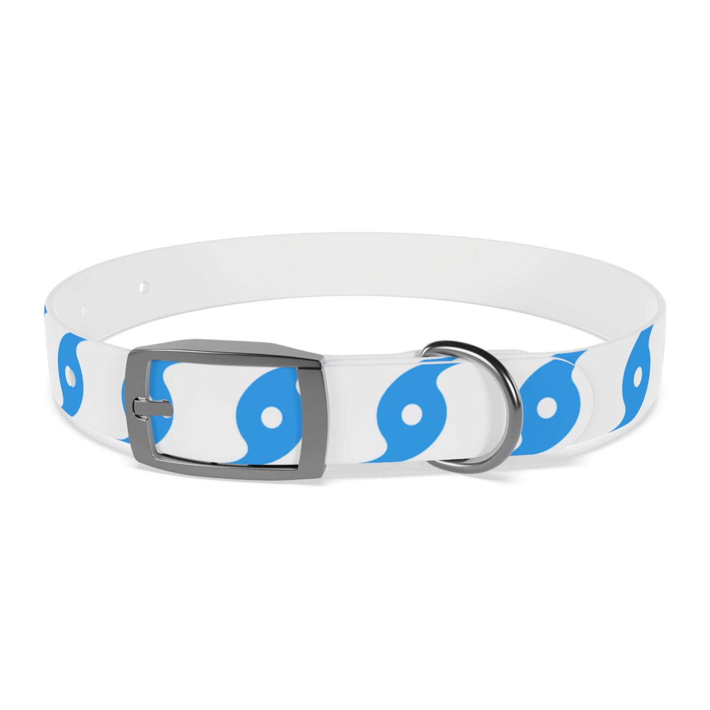 Hurricane Icon (Blue) Dog Collar