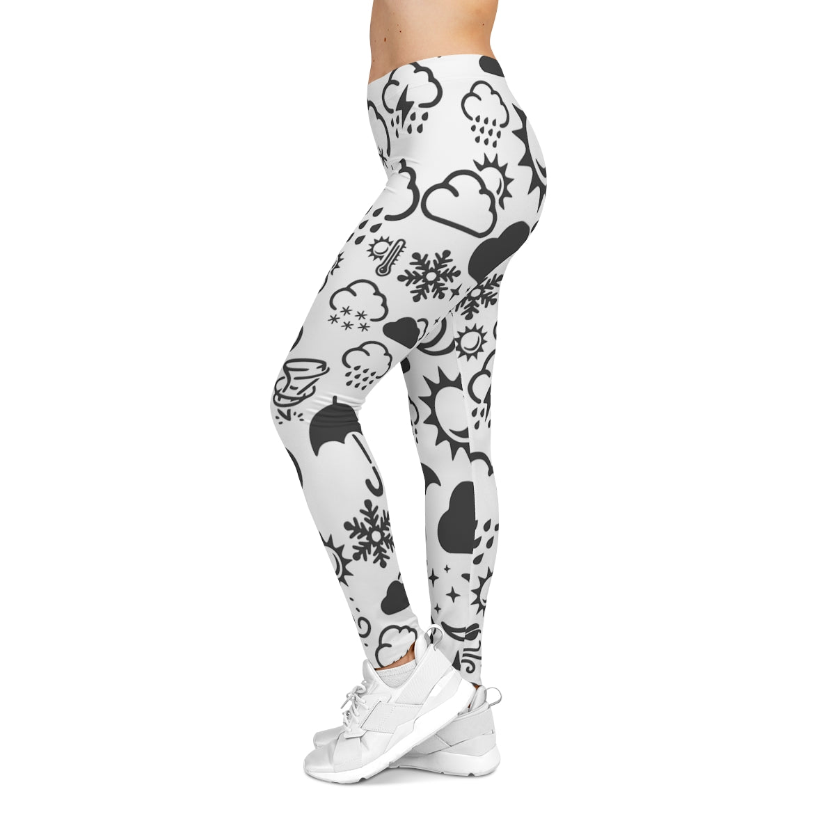 Wx Icon (Blanc/Noir) Legging décontracté 