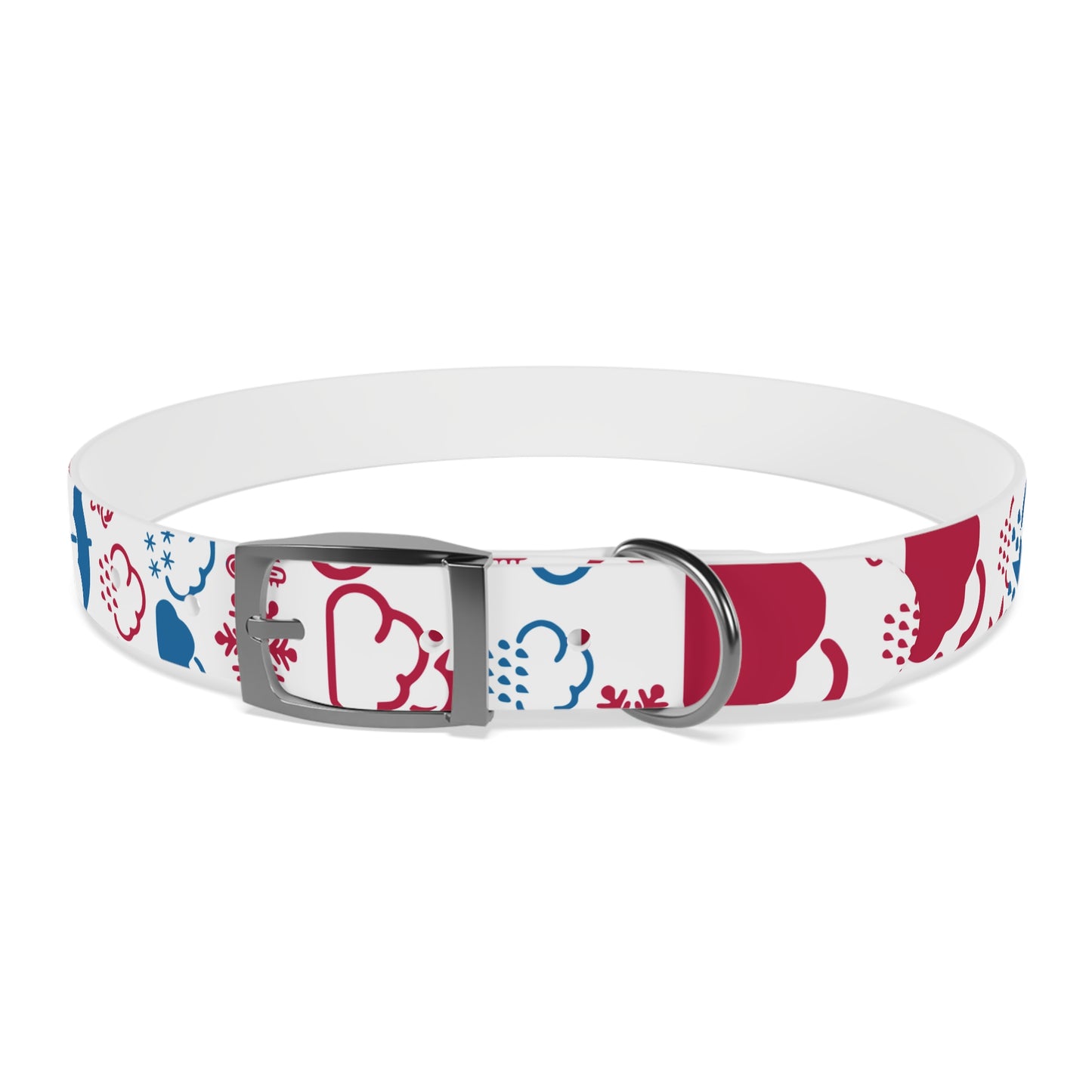 Wx Icon (Red/Blue) Dog Collar