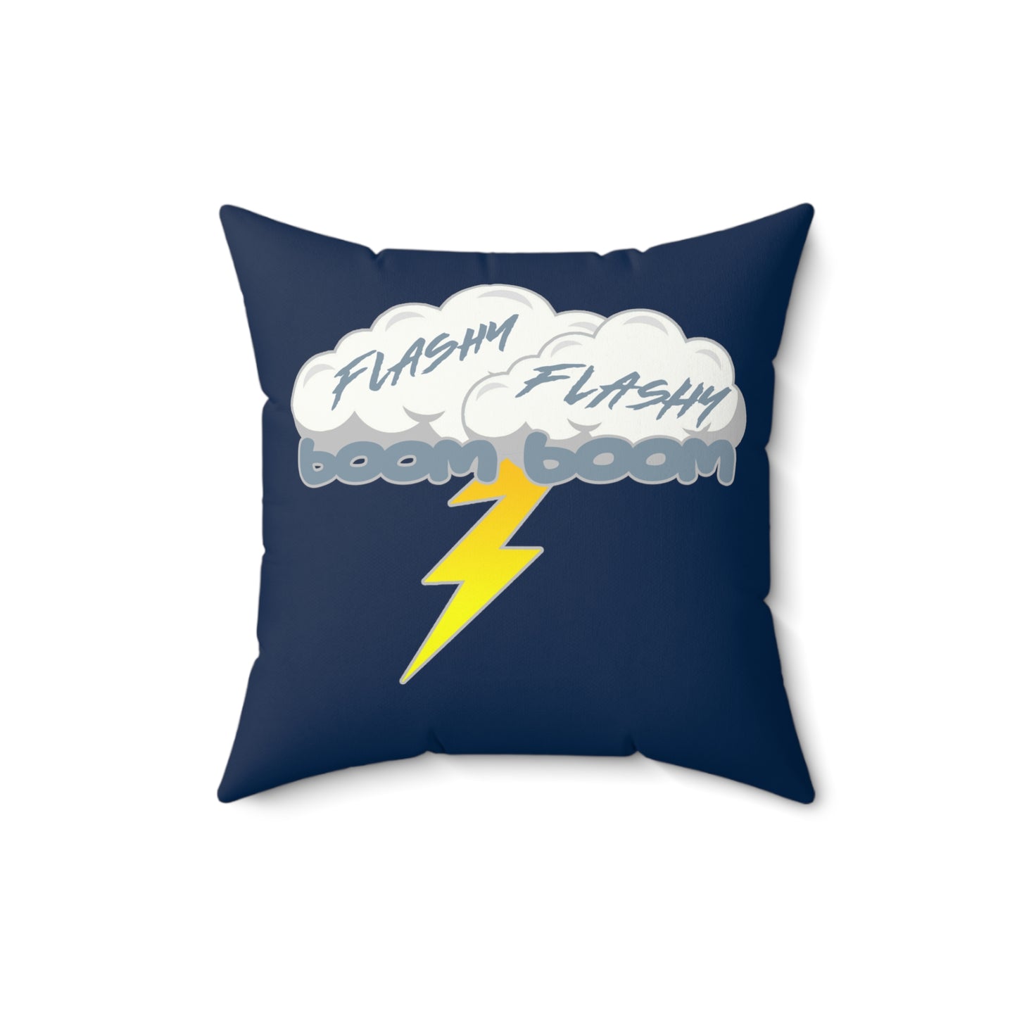 Flashy Flashy Boom Boom Throw Pillow