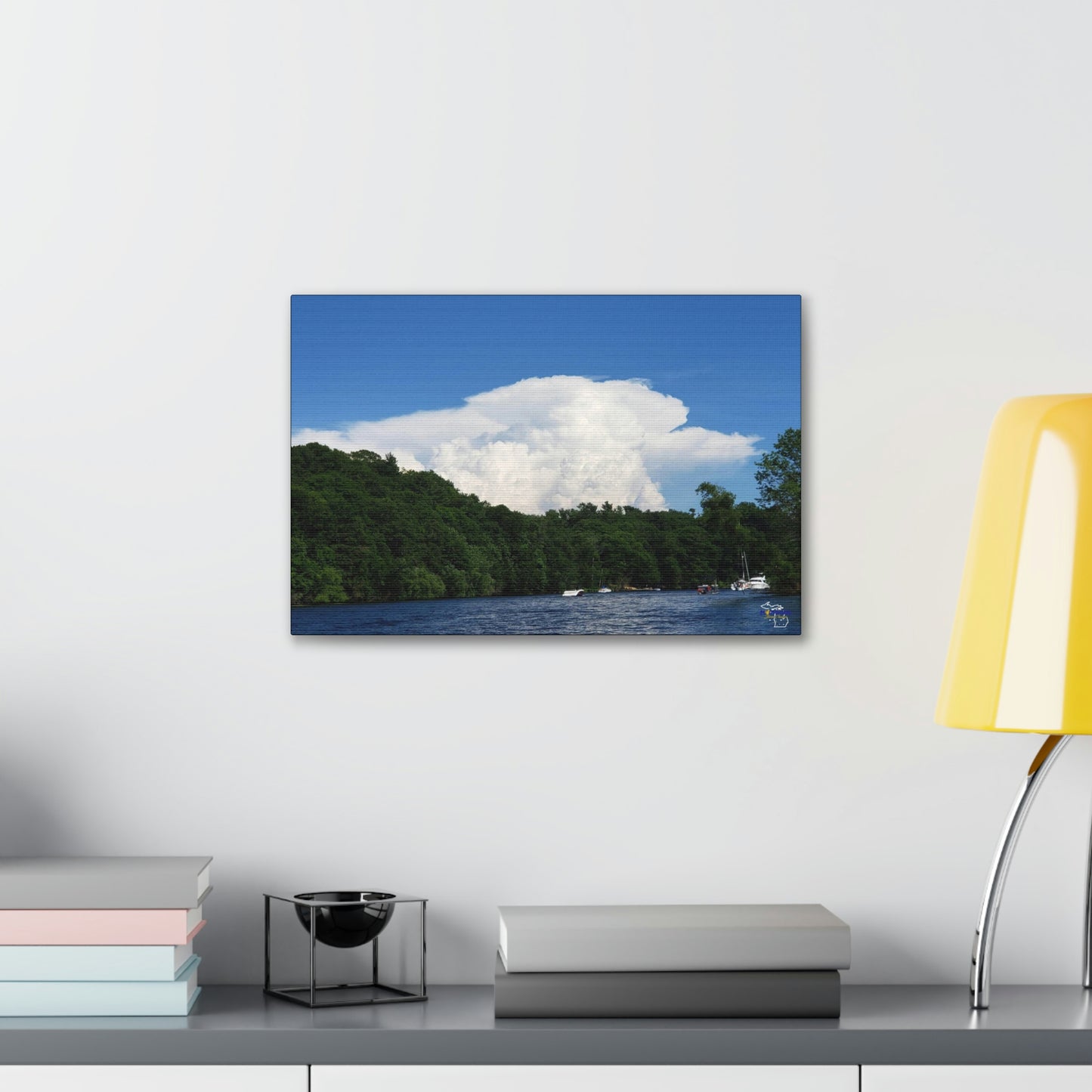 Low-Topped Michigan Storm from the River