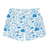 Wx Icon (White/Blue) Swim Trunks