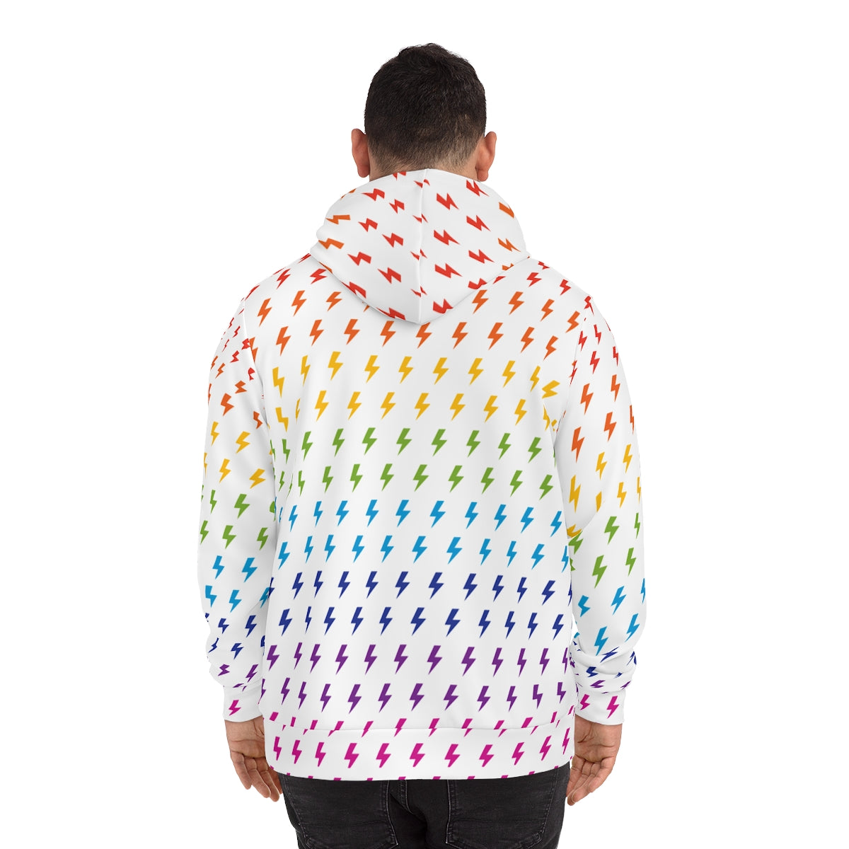 Lightning (White/Rainbow) Hoodie 