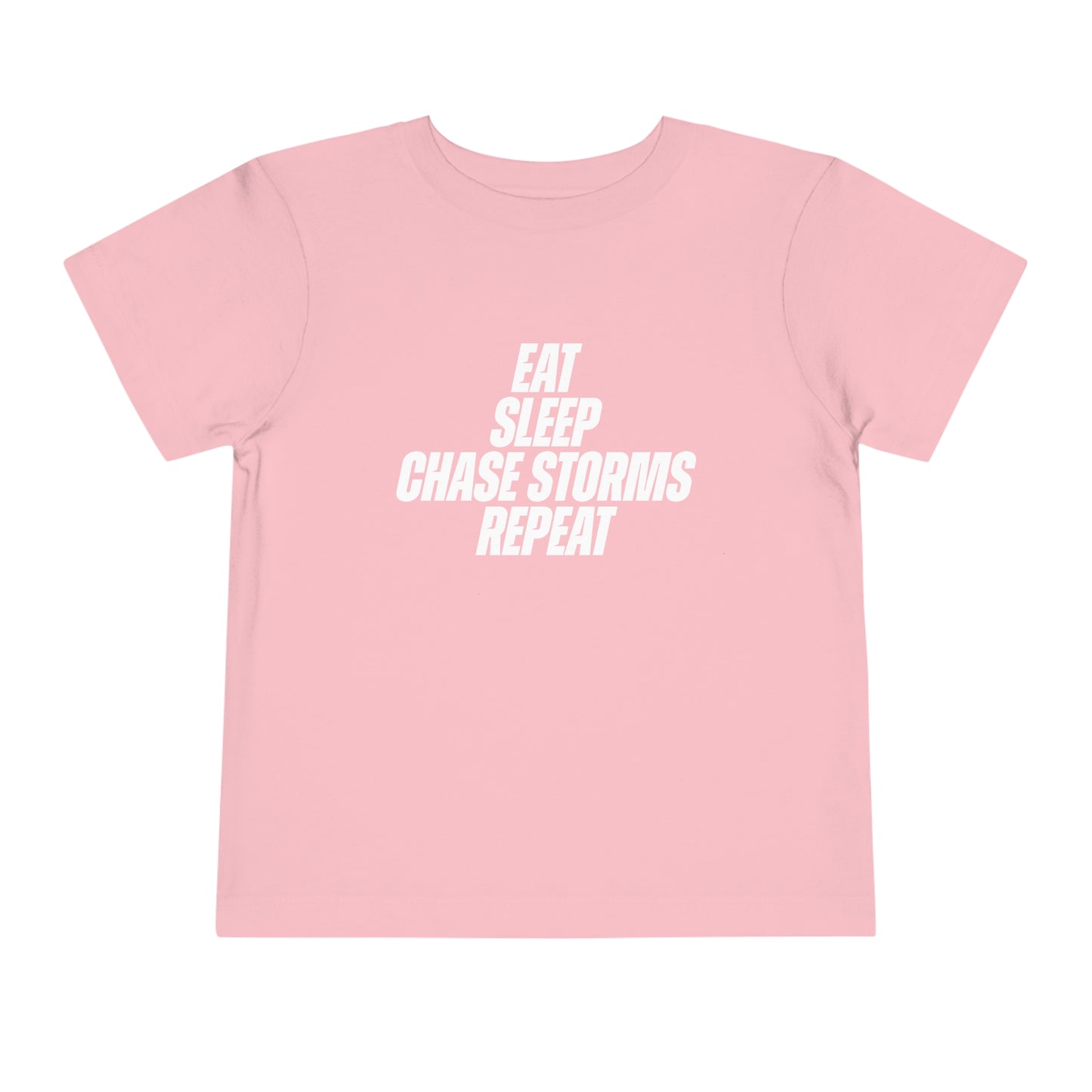 Eat, Sleep, Chase Storms, Repeat Toddler Tee