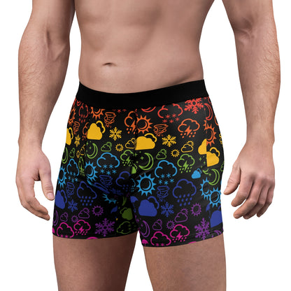 Wx Icon (Black/Rainbow) Boxer Briefs