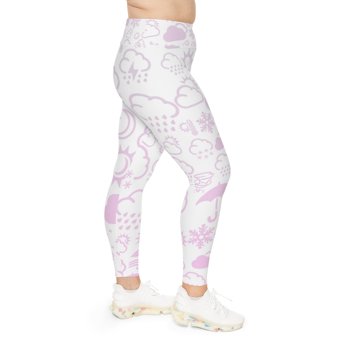 Wx Icon (Pink) Plus Size Leggings – Helicity Designs