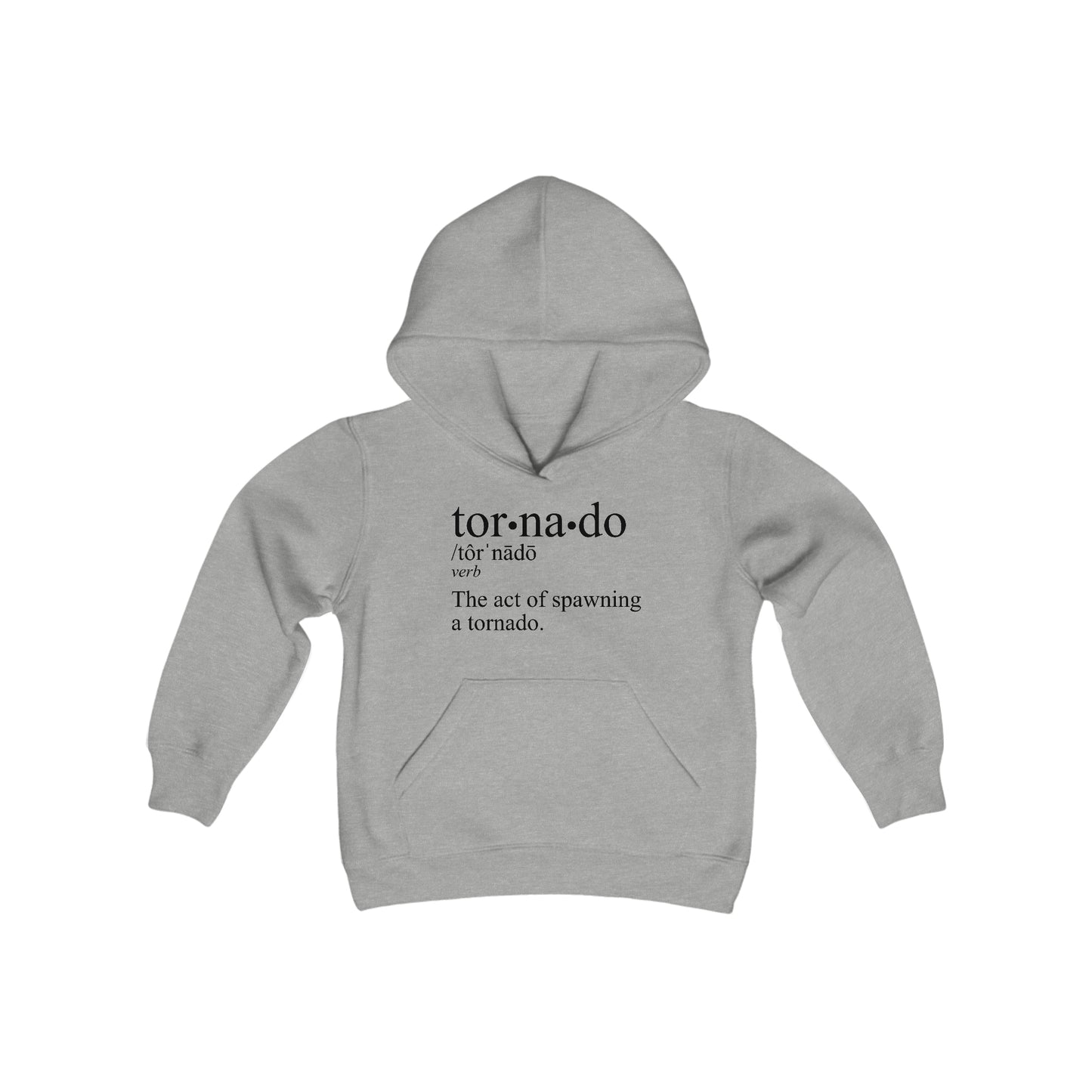 Tornado is a Verb Children's Hoodie