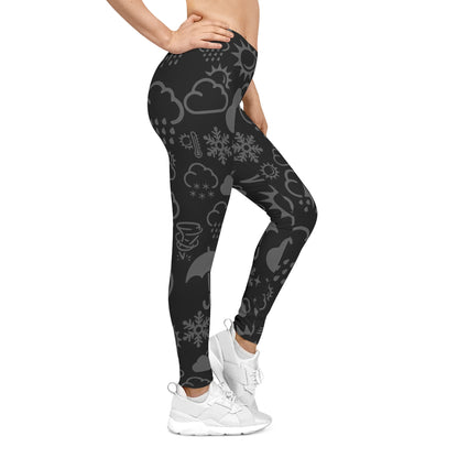 Leggings informales Wx Icon (negro/gris) 