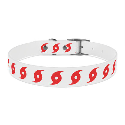 Hurricane Icon (Red) Dog Collar