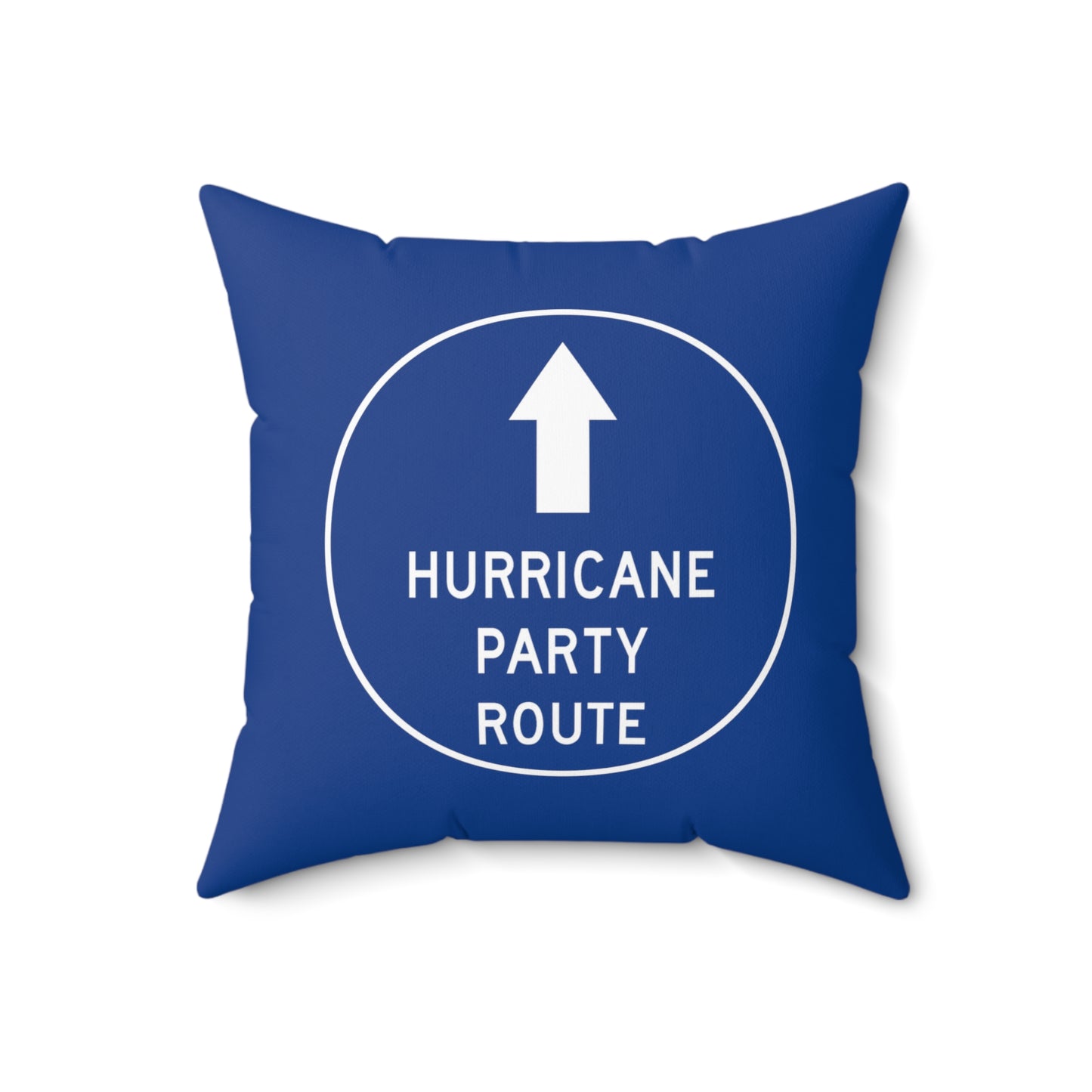 Hurricane Party Route Throw Pillow