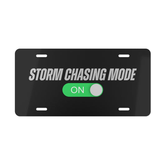 Storm Chasing Mode: ON License Plate