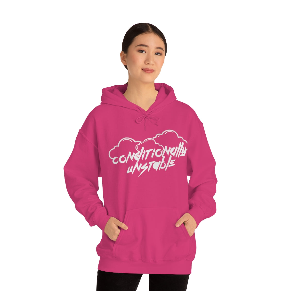 Sudadera con capucha condicionalmente inestable 