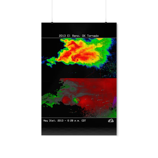 El Reno, OK 2013 Tornado Poster