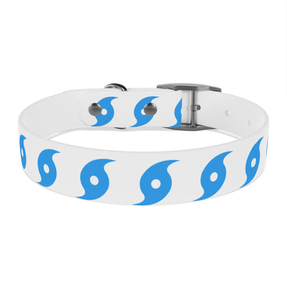 Hurricane Icon (Blue) Dog Collar