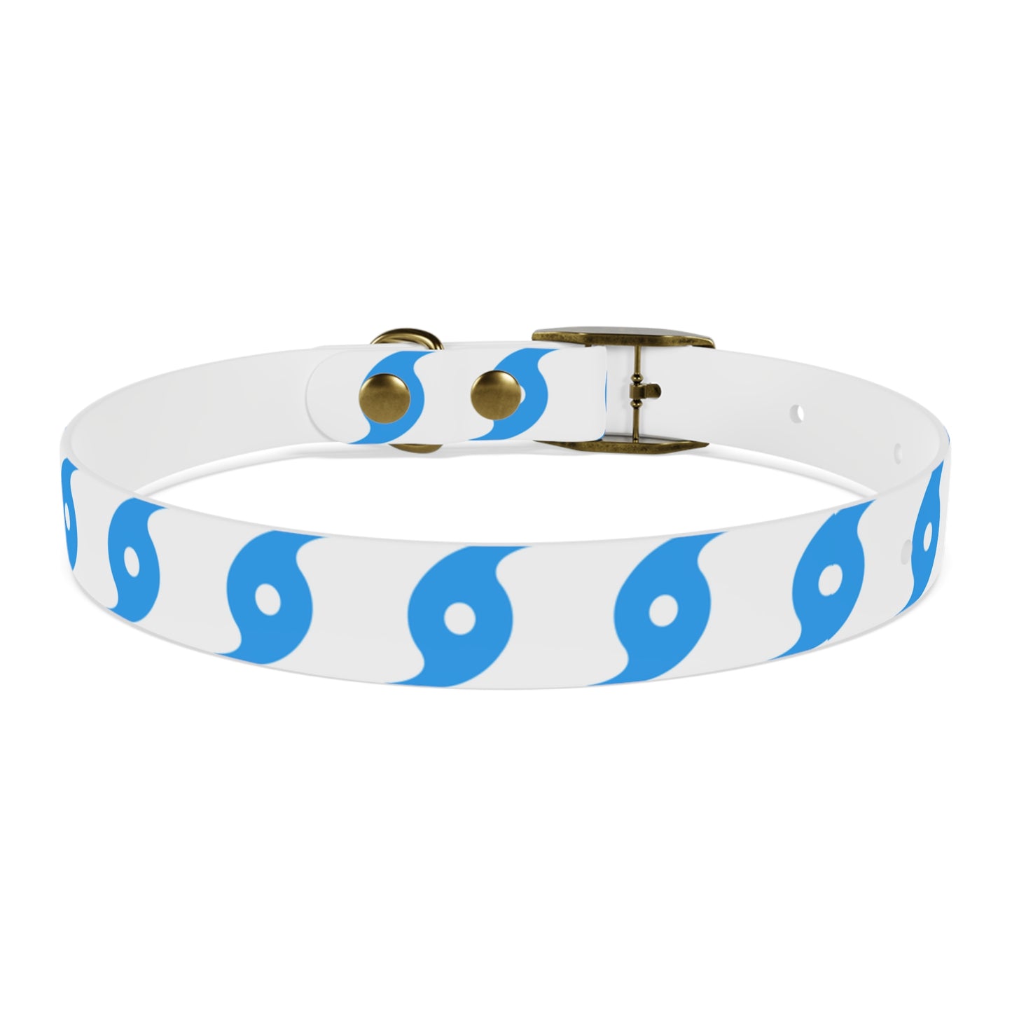 Hurricane Icon (Blue) Dog Collar