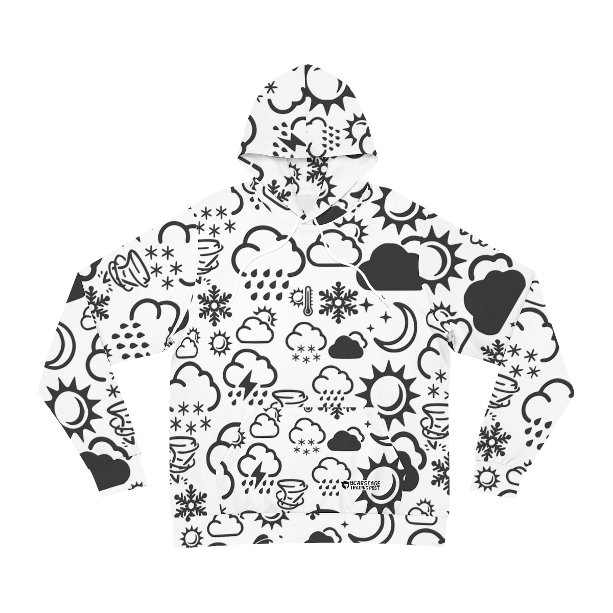 Wx Icon (White/Black) Hoodie