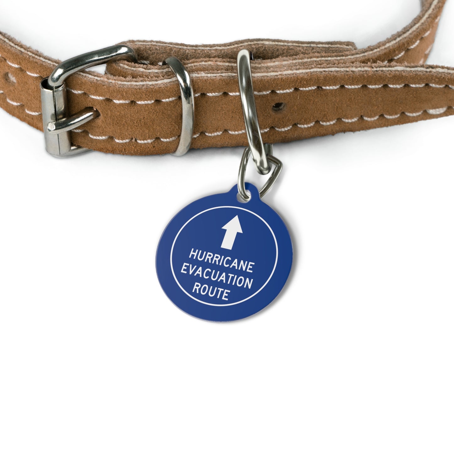 Hurricane Evacuation Route Pet Tag