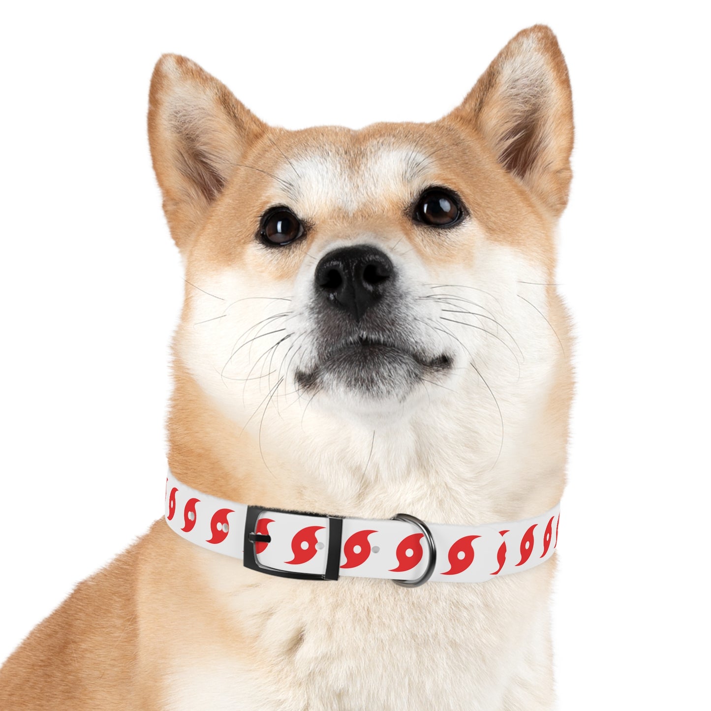 Hurricane Icon (Red) Dog Collar