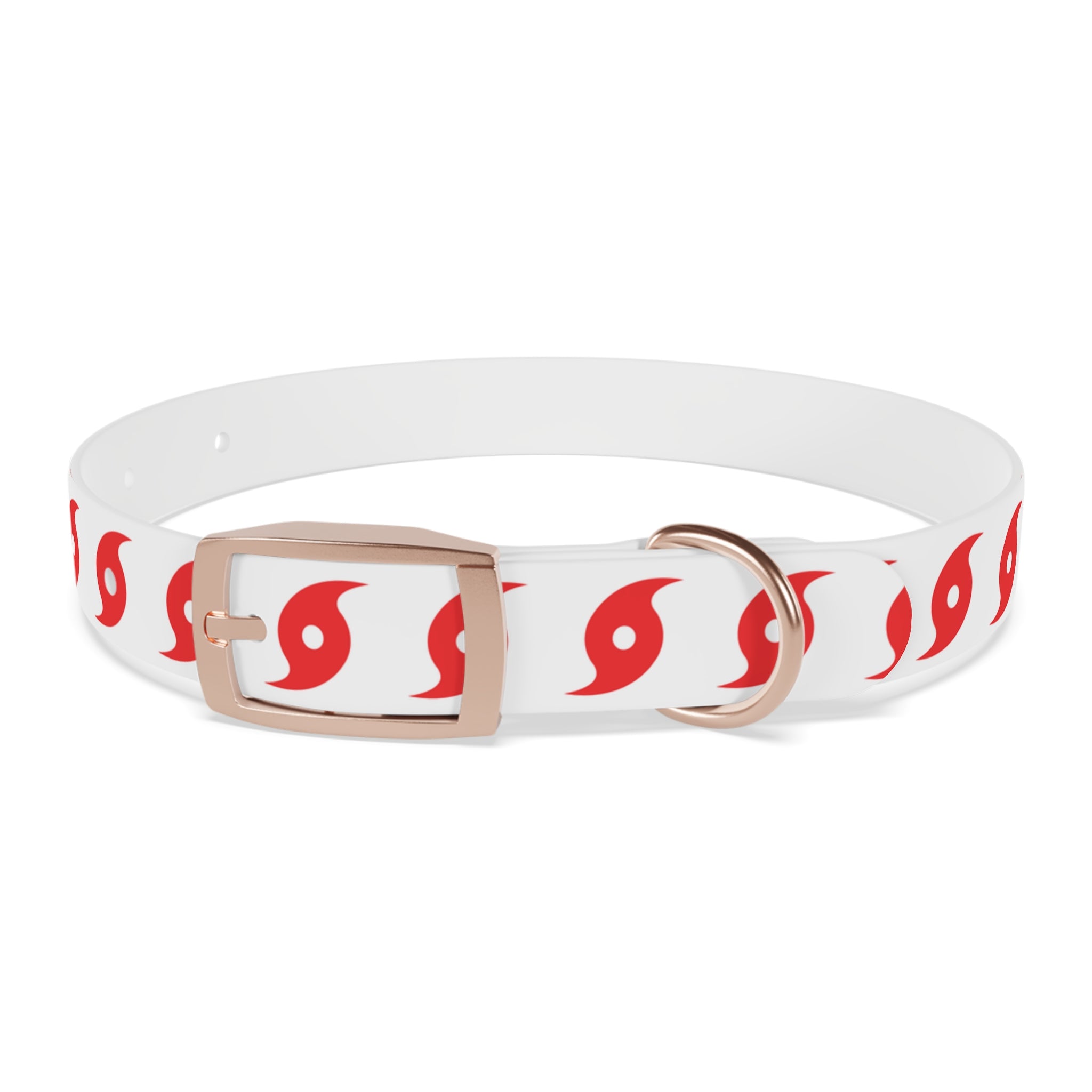 Hurricane Icon (Red) Dog Collar 