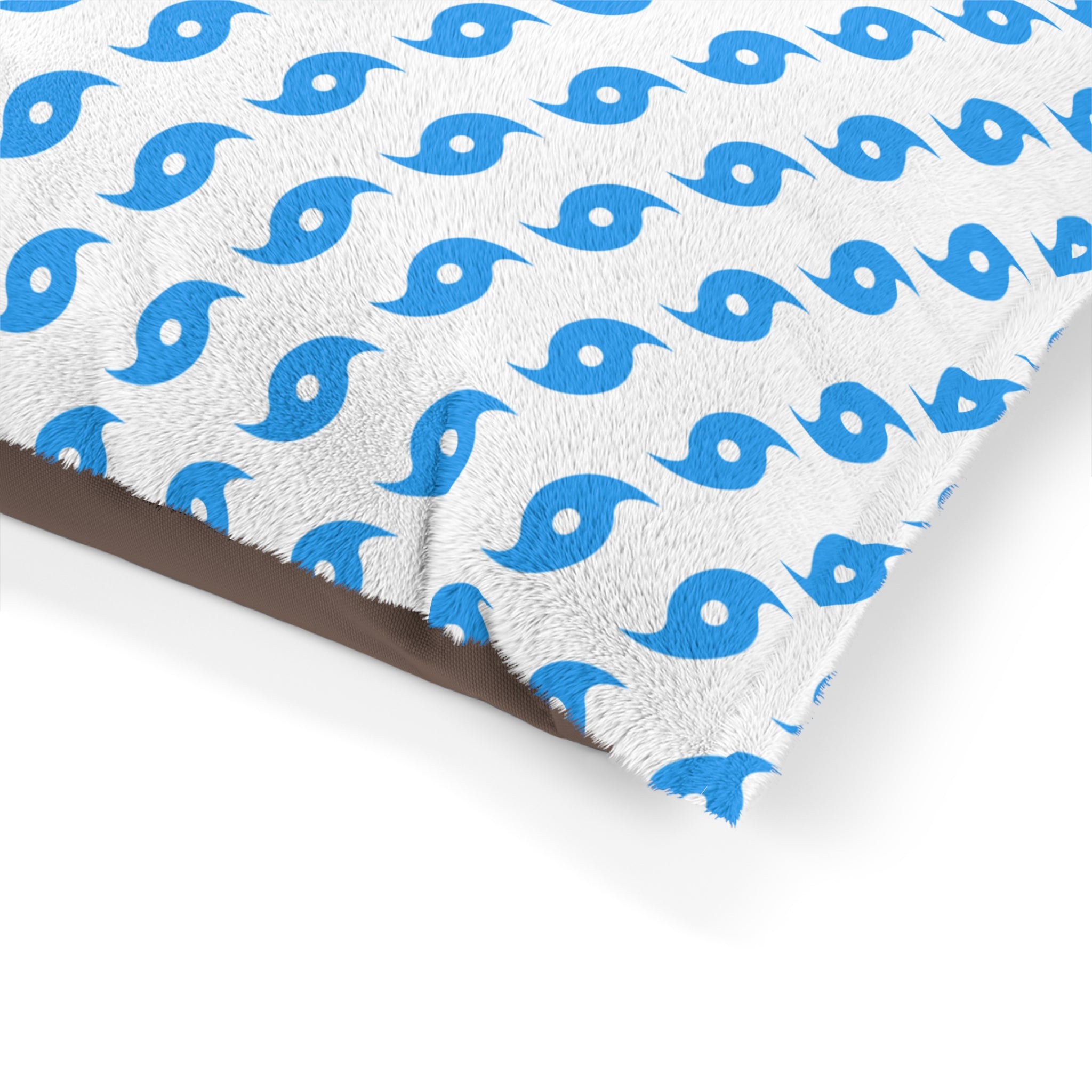 Hurricane Icon (White/Blue) Pet Bed 