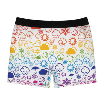 Wx Icon (White/Rainbow) Boxer Briefs